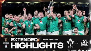 IRELAND HOLD ON ☘️ | EXTENDED HIGHLIGHTS | IRELAND V SCOTLAND | 2024 MENS GUINNESS SIX NATIONS