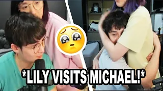 When Lily Visits Michael On Stream...(All moments)
