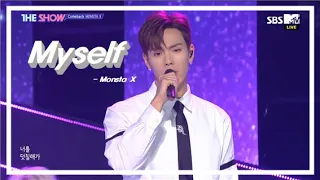 몬스타엑스 (MONSTA X) - Myself 교차편집 (stage mix)