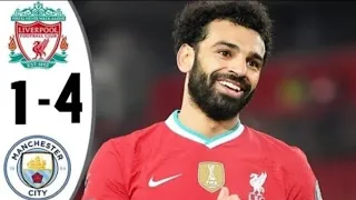 ملخص مباراة ليفربول والمان سيتي 4-1 مباره نااار💥😈