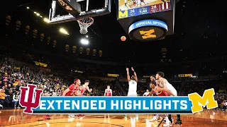 Indiana at Michigan | Extended Highlights | Big Ten Men's Basketball | Dec. 5, 2023
