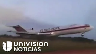 La tragedia del accidente del avión carguero en Colombia relatada en imágenes