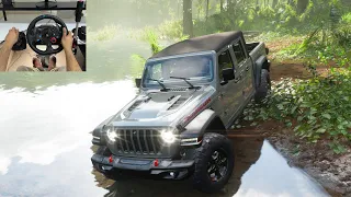 2022 JEEP GLADIATOR MOJAVE4X4| forza horizon 5 | Logitech G29 |  steering wheel gameplay.#gameplay