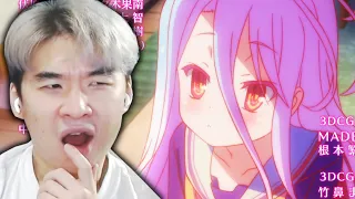 Bro SHE'S 11 😭☠️ | No Game No Life Episode 1 REACTION