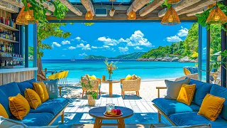 Tranquility Beach Bossa Nova Outdoor - Tropical Beachside Wine Bar Ambiance And Ocean Sounds