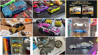 Mini GT, Kaido House, BBR Sneak Peeks, Hot Wheels Stars and Stripes, Tarmac Works Trading Cards