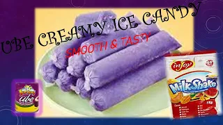 UBE CREAMY ICE CANDY (Smooth and Tasty)/Business/Big Income/Easy/Yummy/How to cook Ube Ice Candy