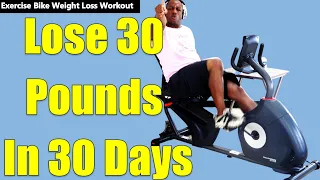 Exercise Bike Weight Loss Workout 👉 Use a RECUMBENT or Stationary Bike