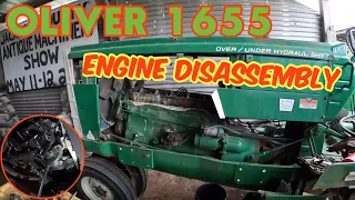 Oliver 1655 ENGINE DISSASEMBLY