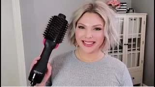 REVLON One-Step Volumizer Hair Dryer & Styler | SHORT HAIR REVIEW + DEMO