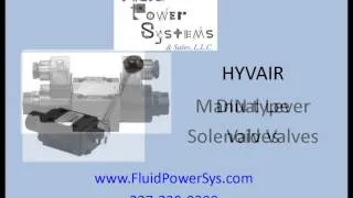 Hyvair Subplate Mounted Valves