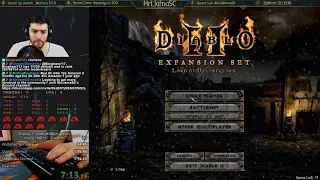 Diablo 2 - Hell Hardcore Amazon Speedrun! WR Attempt (12/20/2017)