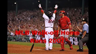 MLB Walk -off Home Runs 2007