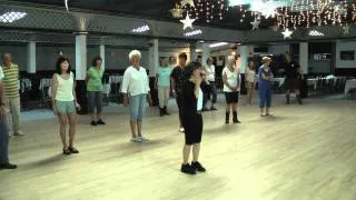 Linedance lesson Waltz Across Texas  choreo. Lois & John Nielson  Music Kenny Rogers