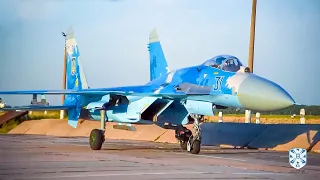 Ukrainian Sukhoi Su-27 Flanker - compilation video (pre-war footage) - України Сухой  Су-27