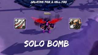 l Albion Online ZVZ l  Galatine Pair and Hellfire Hands - SoloBomb