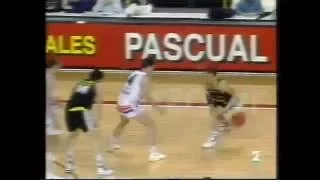 1991/92.- Estudiantes Caja Postal 87 Vs Valvi Girona 76 (PlayOff ACB - 1 partido)