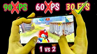 WHEN 90 FPS IPAD PLAYER PLAY 30 FPS IN ANDROID | 4 FINGERS CLAW HANDCAM+FULL GYRO | PUBG MOBILE