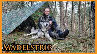 Solo Overnighter mit Hund | Bushcraft | Outdoor Anca