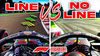 Why the Racing Line is limiting you! Line vs. No Line - F1 2021