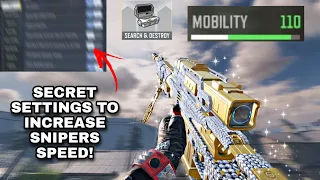 My Secret Settings to Increase Sniper Mobility and Speed - Sniper Tips Codm SND