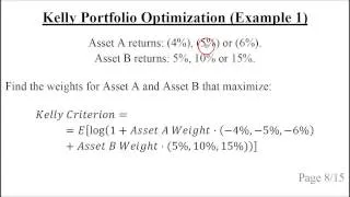 Kelly vs. Markowitz Portfolio Optimization