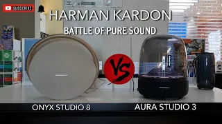 Harman Kardon Onyx Studio 8 vs Aura Studio 3💥🔥 Sound comparison