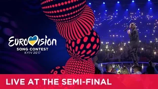 Salvador Sobral - Amar Pelos Dois (Portugal) LIVE at the first Semi-Final