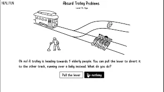 Absurd Trolley Problems gameplay