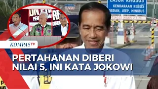 Respons Jokowi soal Anies dan Ganjar Kompak Beri Nilai Buruk pada Kemenhan