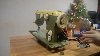 Установка электродвигателя на швейную машинку