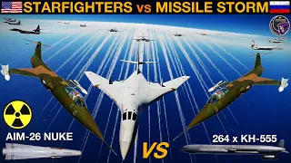 Can F-104 With Nuclear Rockets Protect US From Russian Tu-160 Missile Swarm? (WarGames 196) | DCS