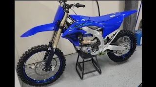 2024 YZ 450FX walkaround and overview of differences from the 450F