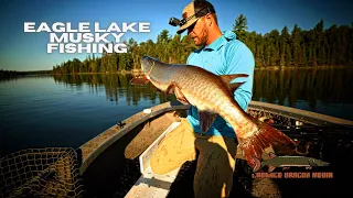Musky Fishing Eagle Lake 2023 (Canadian Fishing Trip Travel VLOG 1 of 3)