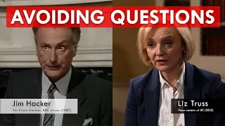 How to AVOID QUESTIONS from the press? - Yes Prime Minister | Liz Truss