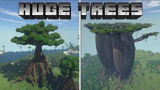 ОГРОМНЫЕ ДЕРЕВЬЯ В МАЙНКРАФТ | ОБЗОР МОДА MINECRAFT Tan's Huge Trees