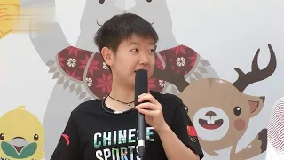 孙颖莎有多可爱，被问什么时候留长发穿裙子，回答让人捧腹大笑