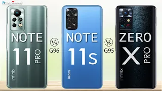 Infinix Note 11 Pro vs Redmi Note 11S vs Infinix Zero X Pro | G95 vs G96 Battle🔥| Best One 2022