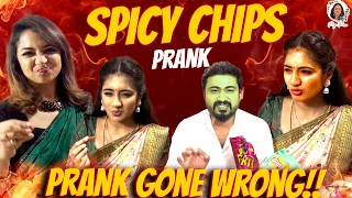 Spicy Chips Prank with Ilakkiya Team | Pranking Ilakkiya with Spicy chips  | Hima Bindu