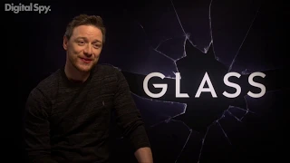 Samuel L Jackson, James McAvoy and Sarah Paulson in Glass Movie Interview