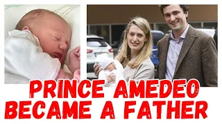 Prince Amedeo and his wife Princess Elizabeth have become parents