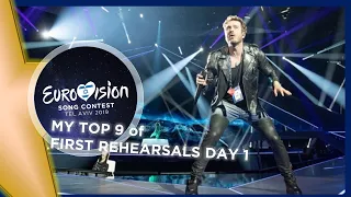 Eurovision 2019 - Day 1 Rehearsals | My Top 9 (Semi Final 1)