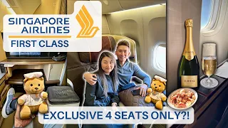 Singapore Airlines First Class | Boeing 777-300ER | From LA to Tokyo Japan (LAX to NRT)