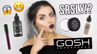 TESTING GOSH MAKEUP / FULL FACE OF FIRST IMPRESSIONS! SAY WHAAAAT!?