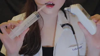 ASMR Doctor Stuff | Thermometer test, Injection, Syringe (No Talking)