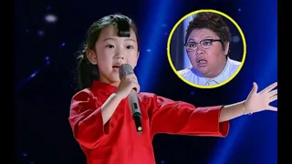 00后到底有多狠？五岁小女孩翻唱《九儿》竟不输韩红，太上头了！