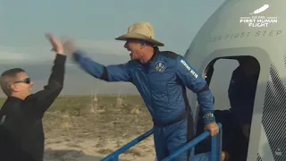 Blue Origin First Human Flight in 5 mins