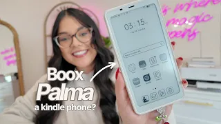 An E-Reader Phone?📱 BOOX Palma Review 📚 setup, accessories, customization