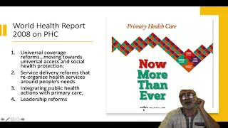 Introduction to Primary Health Care