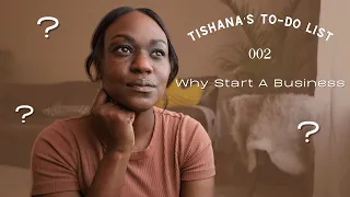 Tishana's To Do List 002 | Batch prepping supplies, product photography, and chatting about the why